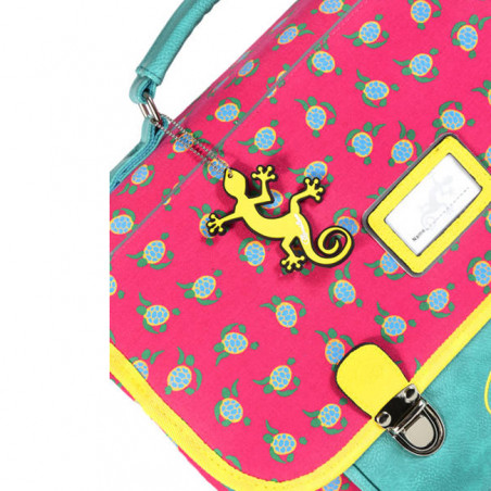 Camaleon Retro Backpack 35cm Green Turtle details