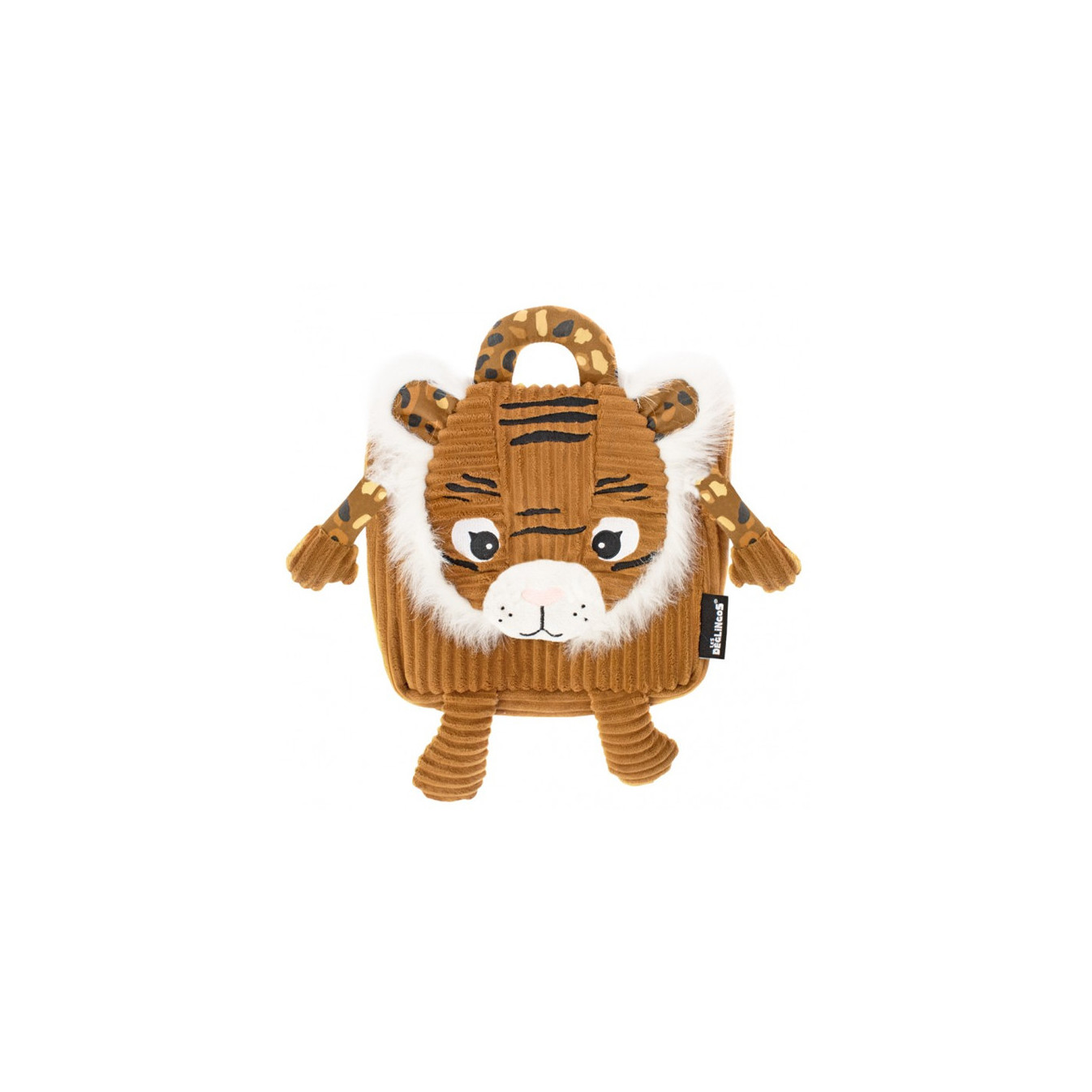 Les Deglingos Bag to Doudou Cartable Speculos the Tiger