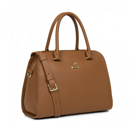 Lancaster City Philos Messenger Bag 523-80 Tan