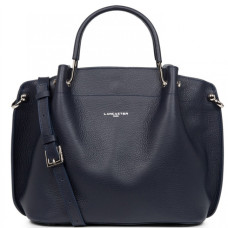 Lancaster Foulonne Double Grand Sac A Main Louisa 470-19 Blue In Si...