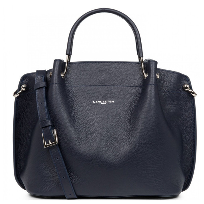 Lancaster Foulonne Double Grand Sac A Main Louisa 470-19 Blue In Si...