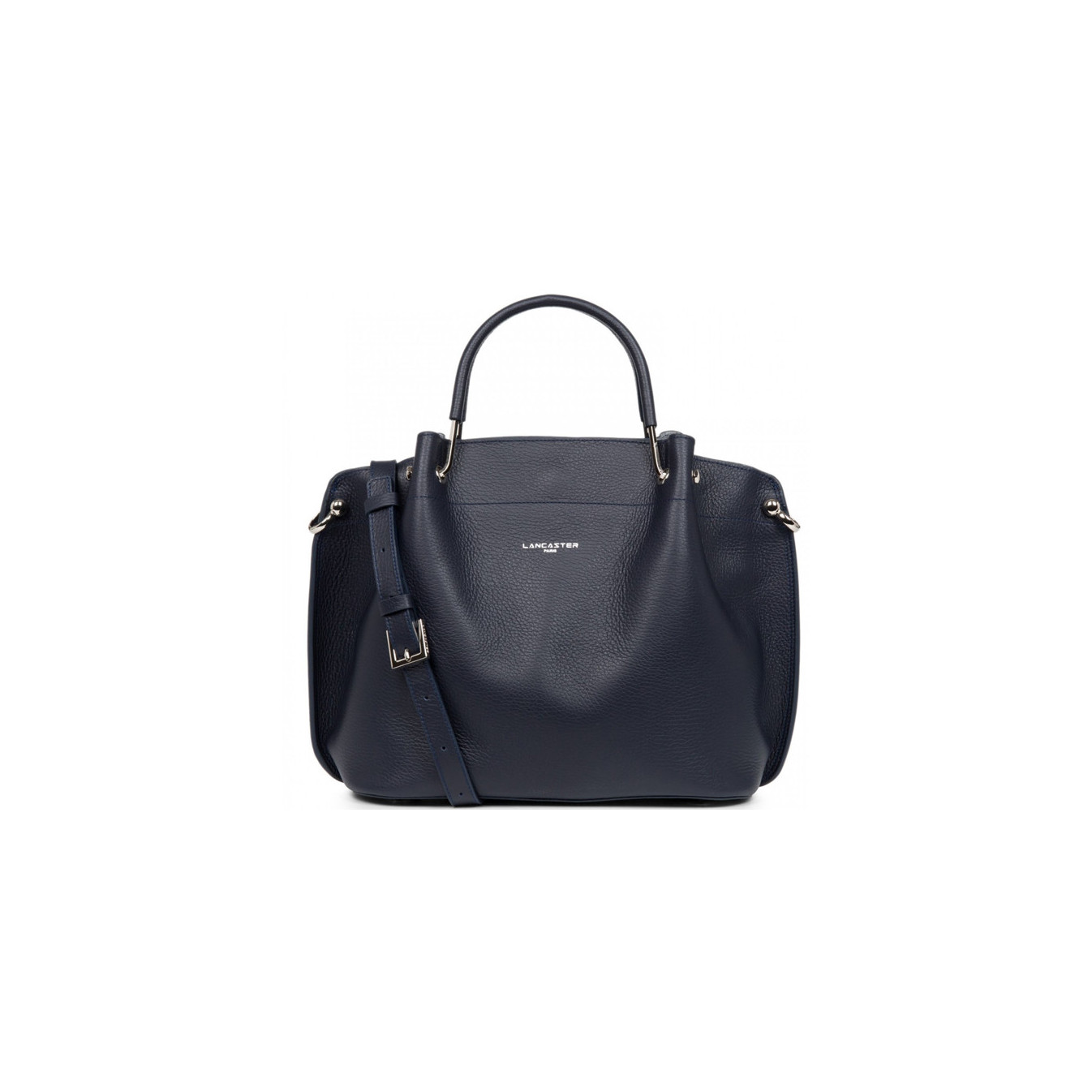Lancaster Foulonne Double Grand Sac A Main Louisa 470-19 Blue In Si...