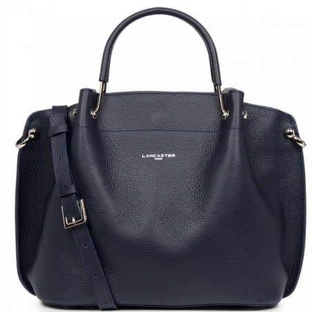 Lancaster Foulonne Double Grand Sac A Main Louisa 470-19 Blue In Si...