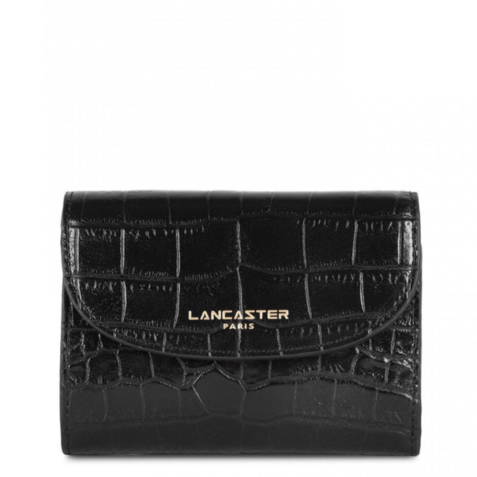Lancaster Exotic Croco Wallet 124-11 Black