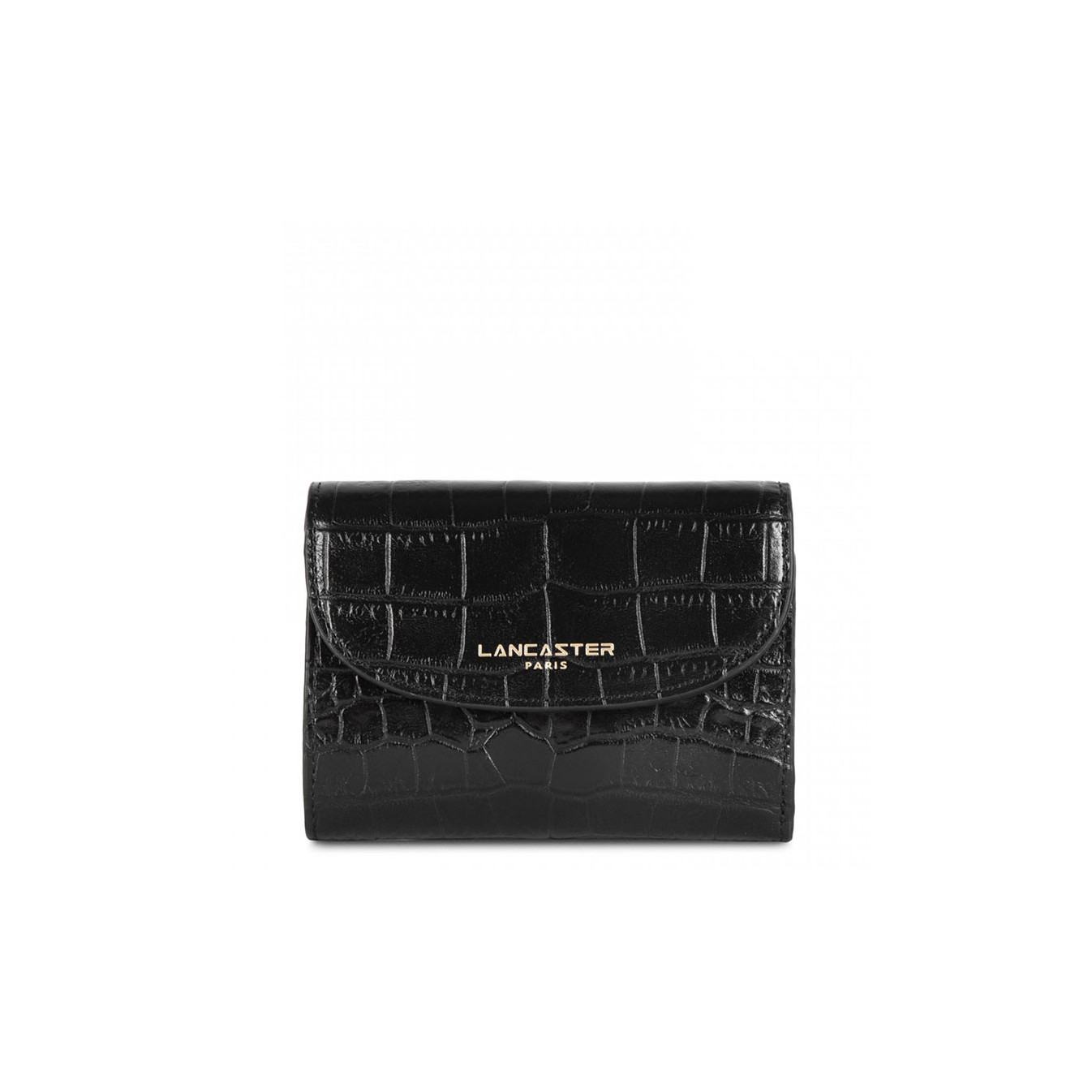 Lancaster Exotic Croco Wallet 124-11 Black