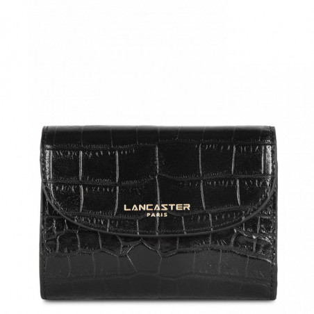 Lancaster Exotic Croco Wallet 124-11 Black