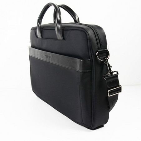 Lancaster Basic Sport Men's  Sac Porte Ordinateur 304-10 Noir cote