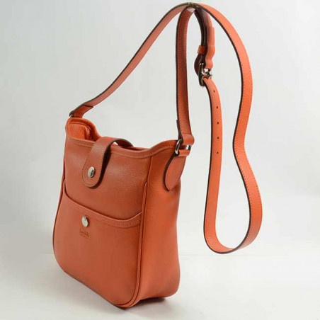 Berthille Claudia Hobo Shoulder Bag Orange