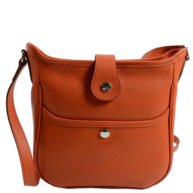 Berthille Claudia Hobo Shoulder Bag Orange