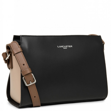Lancaster Constance Crossbody 437-02 Black Nude Mink