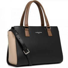 Lancaster Constance Handbag 437-03 Black Nude Mink