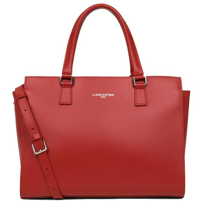 Lancaster Smooth Handbag 437-04 Red