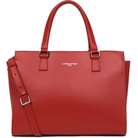 Lancaster Smooth Handbag 437-04 Red