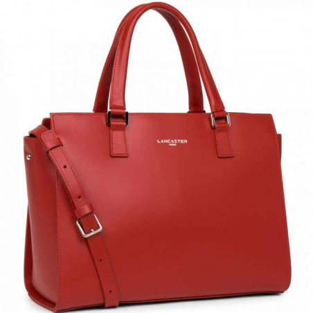 Lancaster Smooth Handbag 437-04 Red