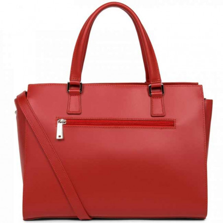 Lancaster Smooth Handbag 437-04 Red