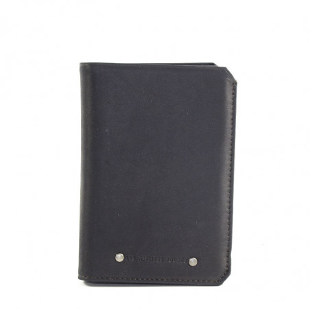 Ateliers Fourès Baroudeur Large Wallet 14 Cards F9120 Marine