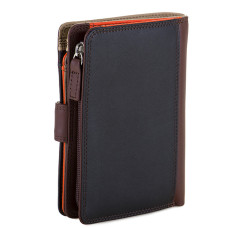 Mywalit Portefeuille Snap Medium Cuir Cacao dos