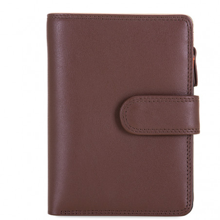 Mywalit Portefeuille Snap Medium Cuir Cacao