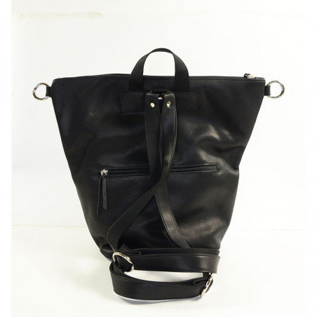Les Ateliers Fourès Adventurer Foldable Backpack B418 Black