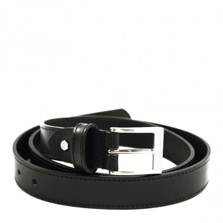 Foures Workshops Men's Leather Belt F50311 Black