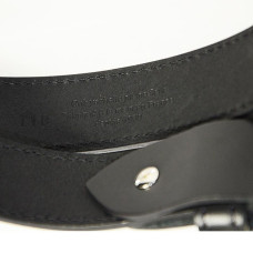 Foures Workshops Men's Leather Belt F50311 Black