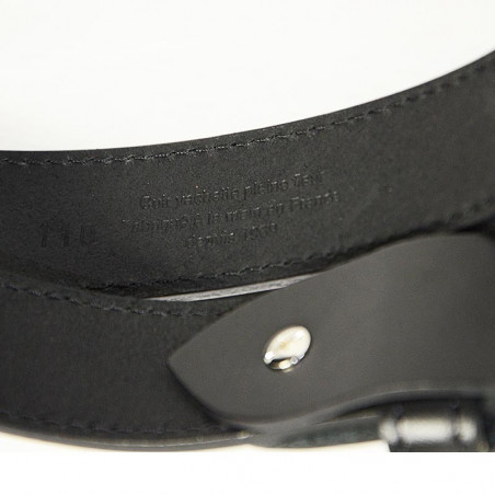 Foures Workshops Men's Leather Belt F50311 Black