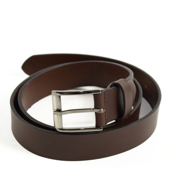 Foures Workshops Baroudeur Leather Men's Belt F50561 Brown