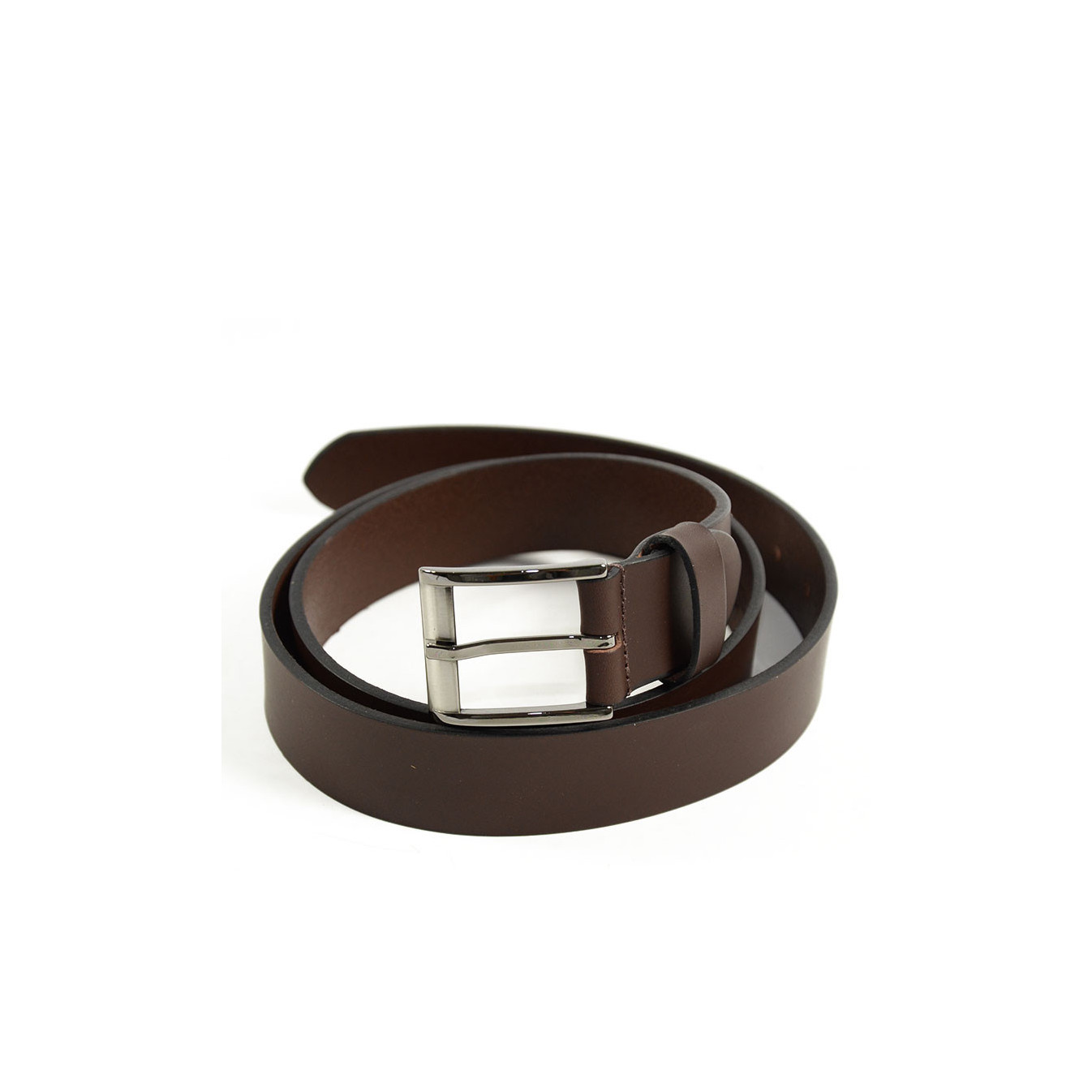 Foures Workshops Baroudeur Leather Men's Belt F50561 Brown