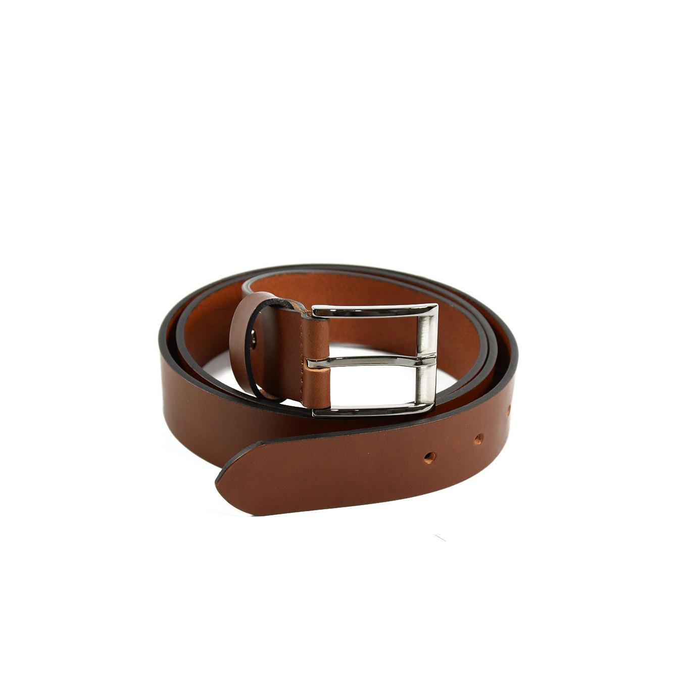 Foures Artisanal Leather Men's Baroudeur Belt F50561 Cognac
