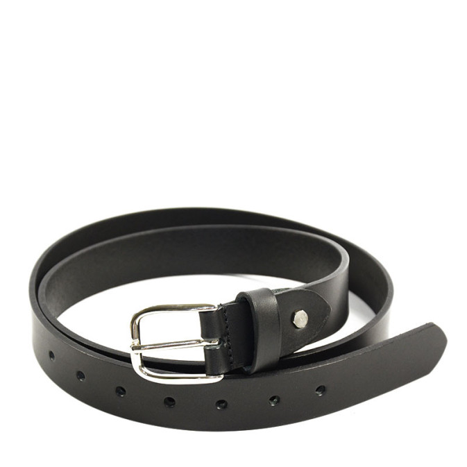 Ateliers Fourès Baroudeur Leather Belt F50620 Black