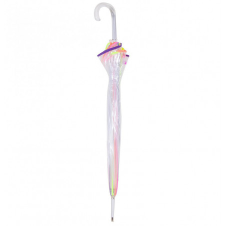 Isotoner Dome Umbrella for Women Manual PVC / Neon