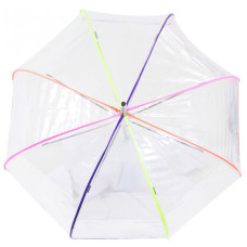 Isotoner Dome Umbrella for Women Manual PVC / Neon