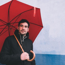 Piganiol Umbrella L'Aurillac Tradition Red