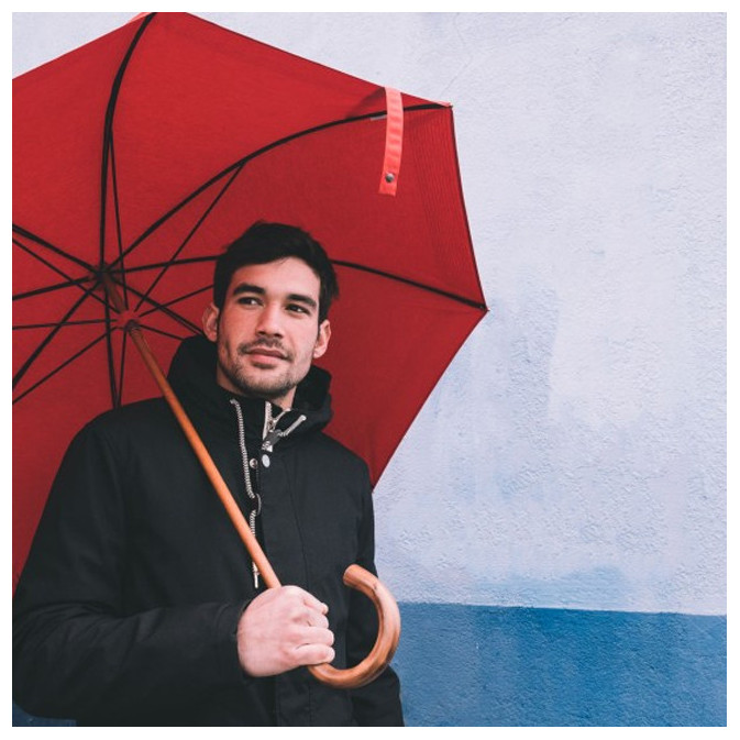 Piganiol Umbrella L'Aurillac Tradition Red