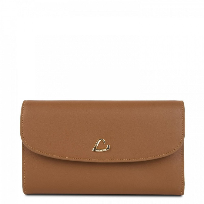 Lancaster City Companion Wallet Back-to-Back 123-23 Tan