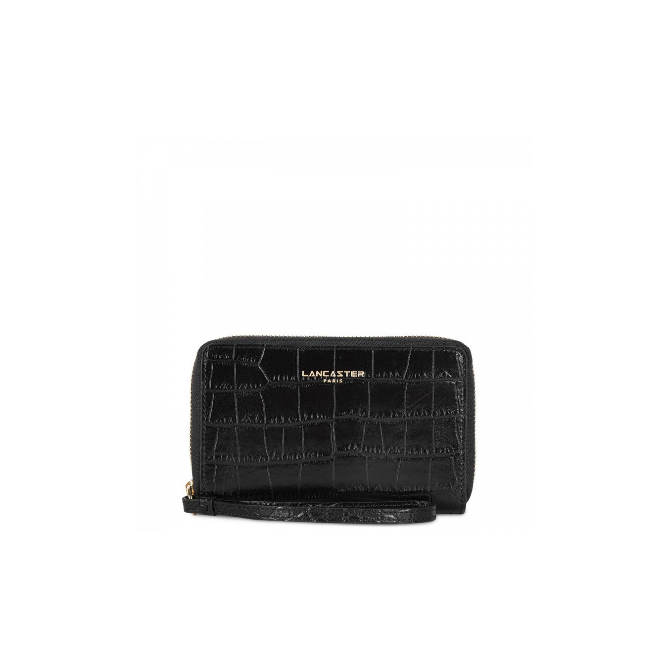 Lancaster Exotic Croco Iridescent Companion Wallet Crocodile Leathe...