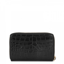 Lancaster Exotic Croco Iridescent Companion Wallet Crocodile Leathe...