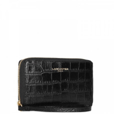 Lancaster Exotic Croco Iridescent Companion Wallet Crocodile Leathe...