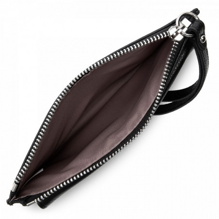 Lancaster Foulonne PM Leather Pouch 170-26 Black