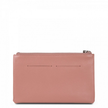 Lancaster Foulonne PM Pochette Cuir 170-26 Rose Cendre