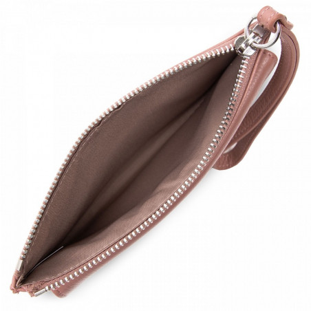 Lancaster Foulonne PM Leather Pouch 170-26 Ash Rose
