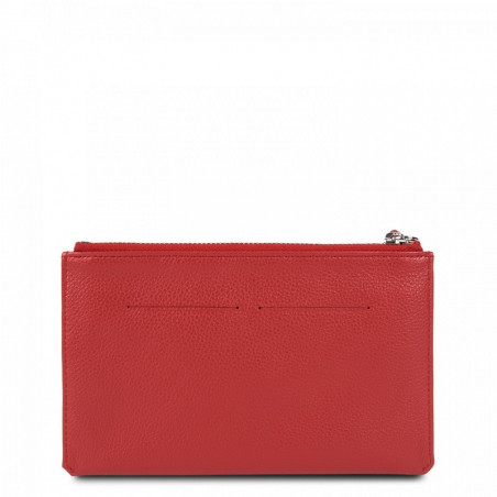 Lancaster Foulonne PM Leather Pouch 170-26 Red