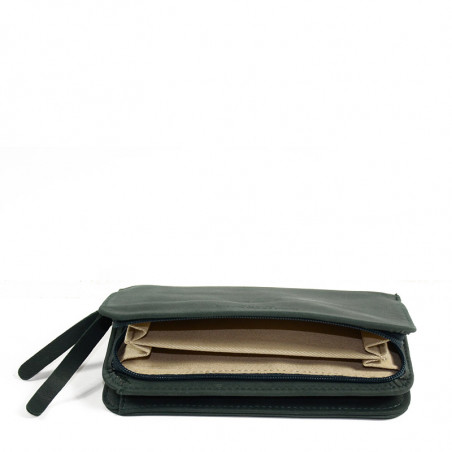 Fourès Workshops Baroudeuse All-in-one Wallet Néréïdes B63 Forest