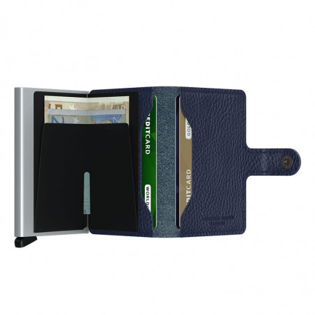 Secrid Miniwallet Veg Navy Silver Cardholder