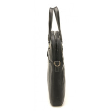 Arthur & Aston Johany Slim Document Holder 2 Pockets Black Leather