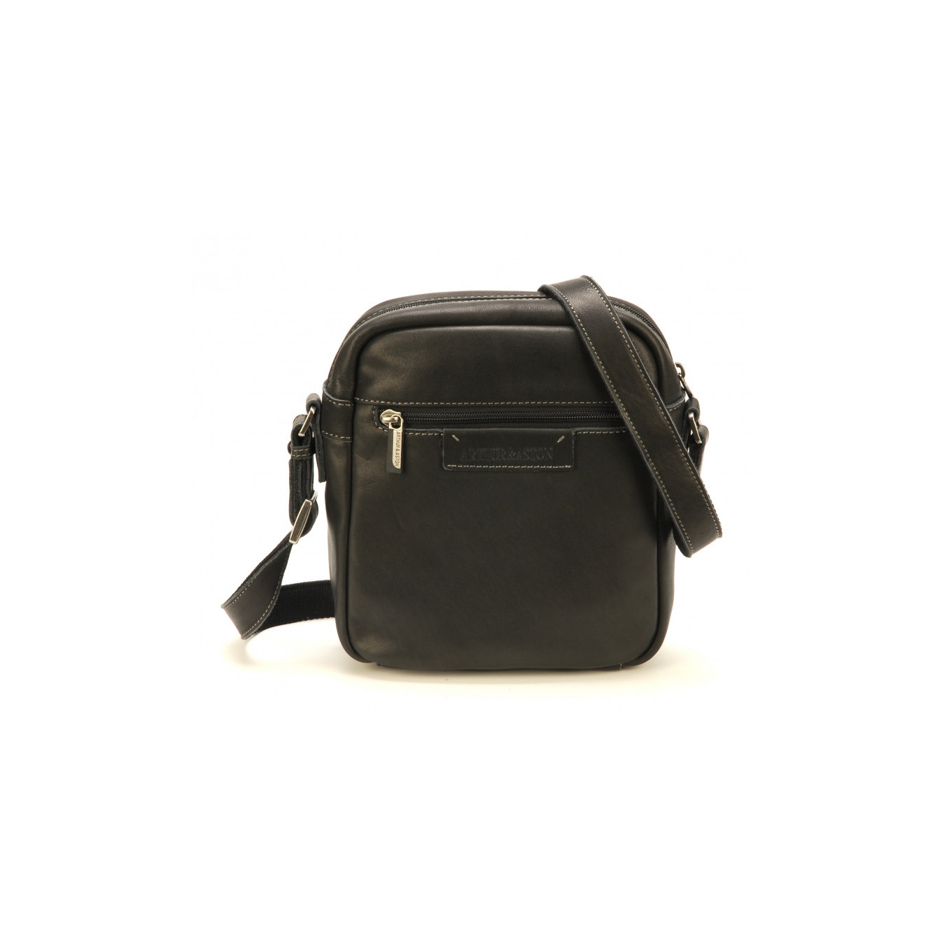 Arthur & Aston Johany Crossbody Pouch Leather Black