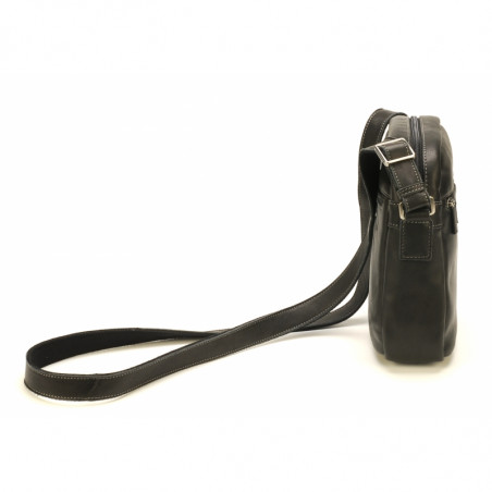Arthur & Aston Johany Crossbody Pouch Leather Black