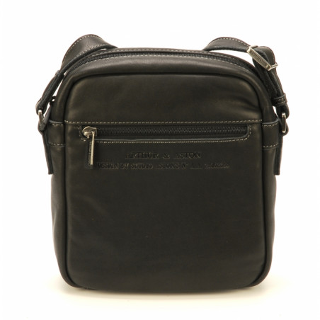Arthur & Aston Johany Crossbody Pouch Leather Black