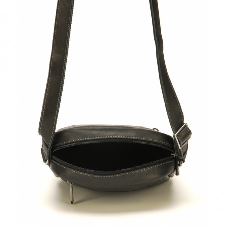 Arthur & Aston Johany Crossbody Pouch Leather Black