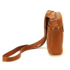Arthur & Aston Johany Crossbody Pouch Cognac Leather